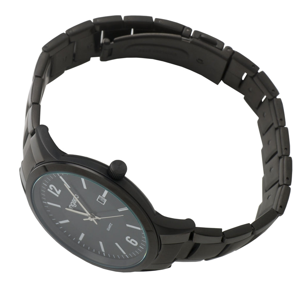  Ungaro quartz watches Alesso in black stainless watch case & bracelet