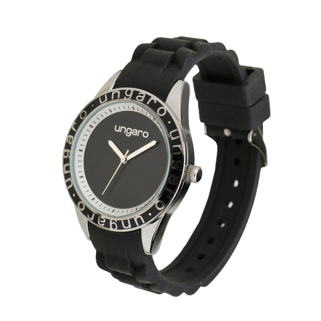 HK Corporate gifts for Ungaro watches Ariana in black rubber band 