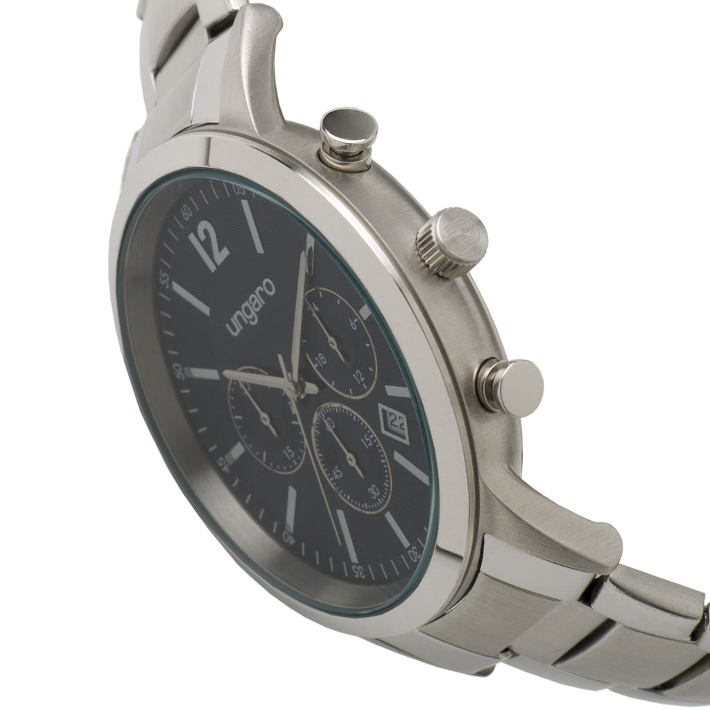  Men's luxury watches Ungaro trendy chrome chronograph watches Alesso 