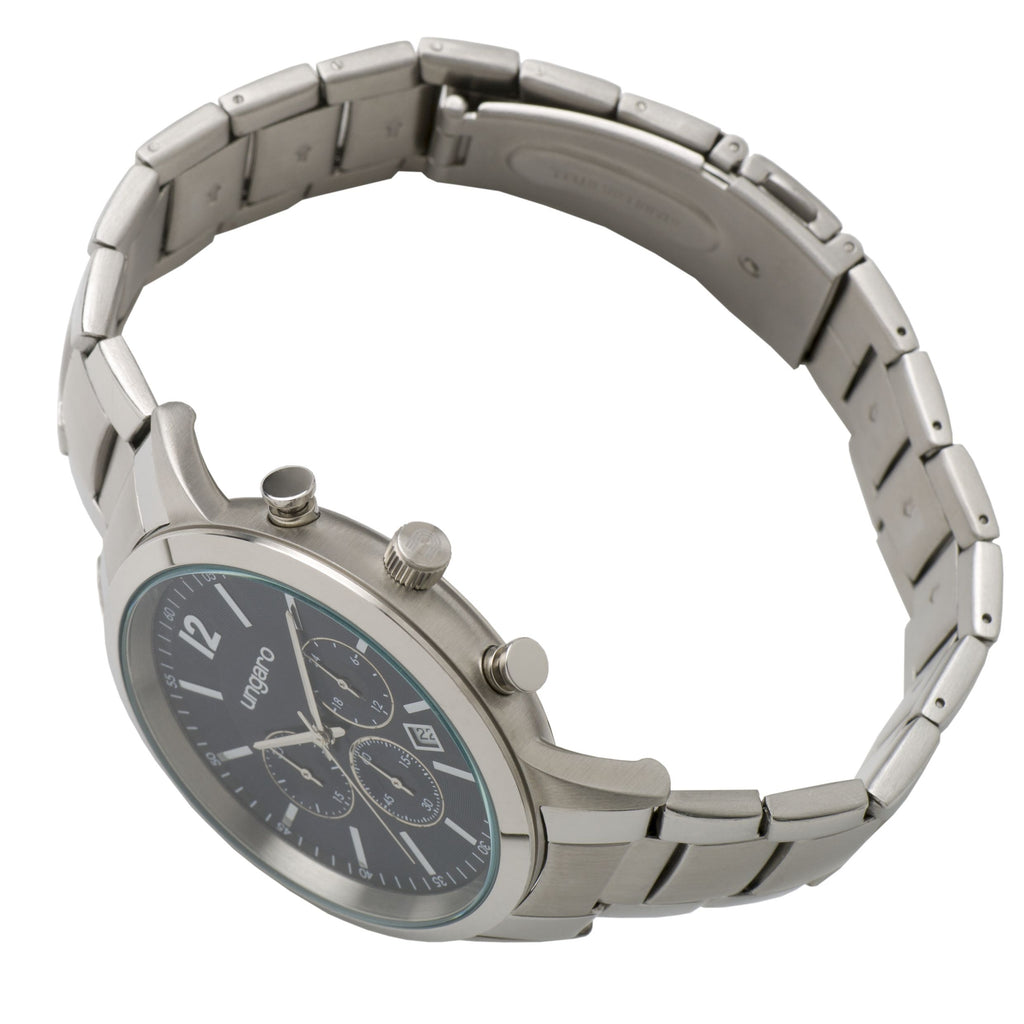  Men's luxury watches Ungaro trendy chrome chronograph watches Alesso 