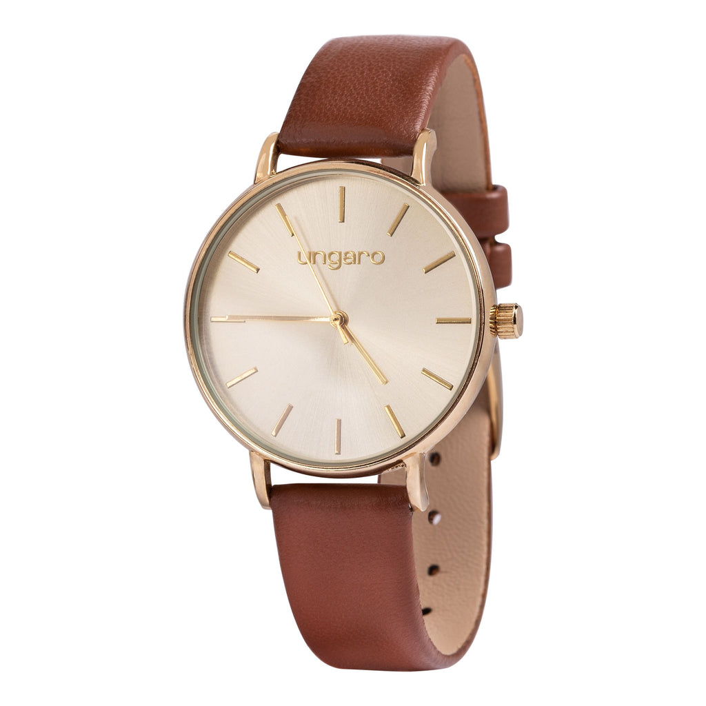  Watch Paola in Camel leather strap from Ungaro business gifts