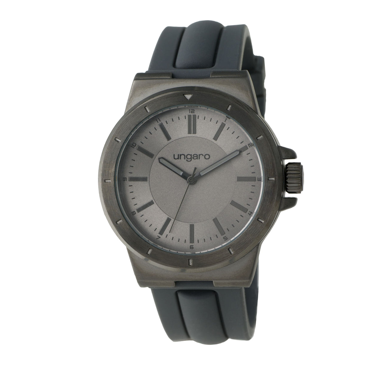 Customized gifts Ungaro quartz watches Andrea in gun color case & dial ...