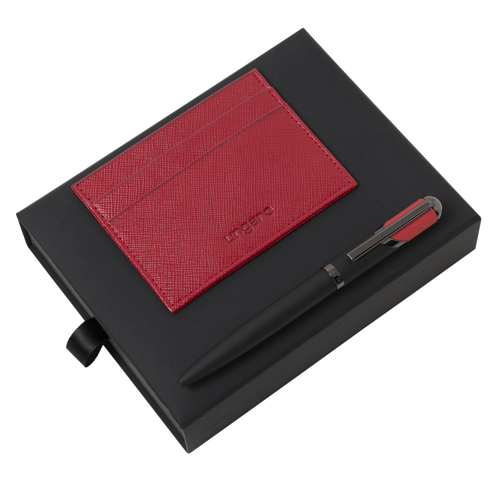  Business gift set for her Ungaro red ballpoint pen & card holder Cosmo