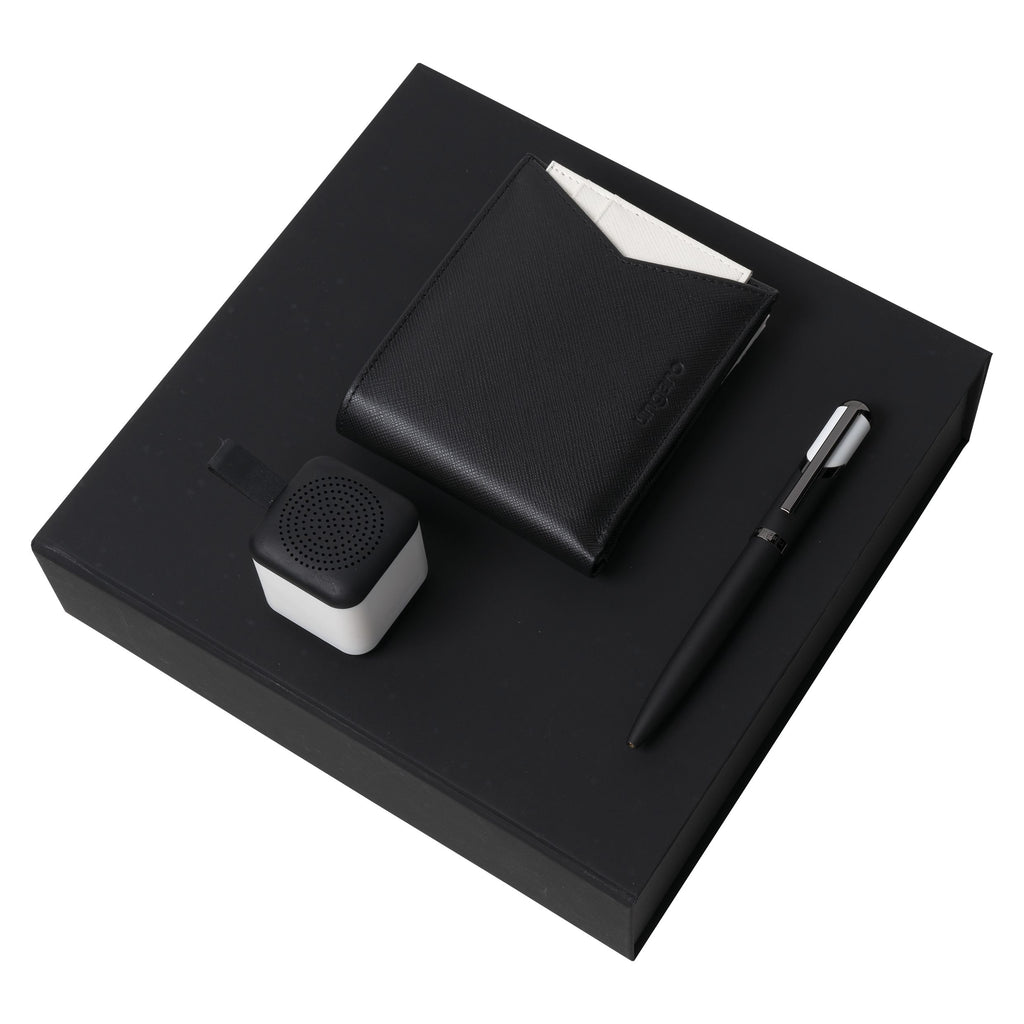  Gift sets Cosmo Ungaro White ballpoint pen, money wallet & speaker