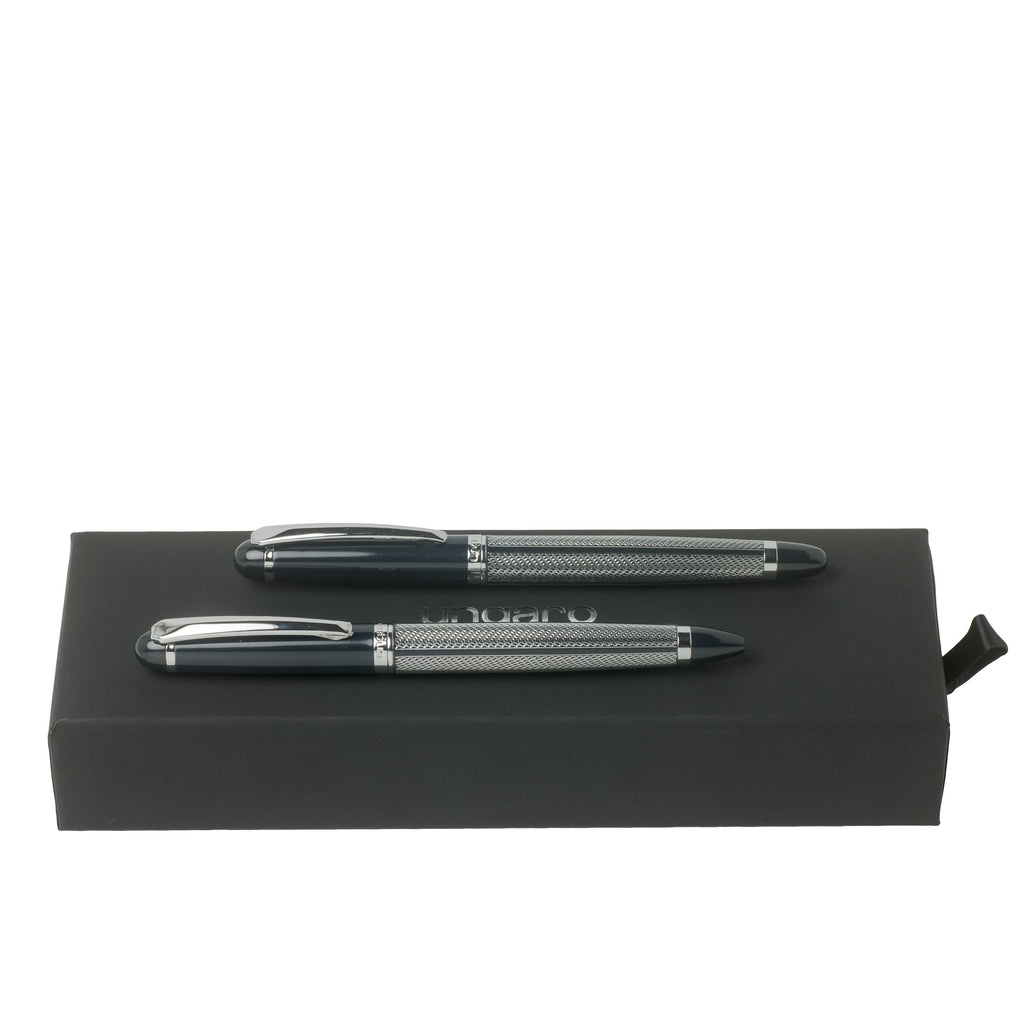  Elegant pen set Ungaro navy Ballpoint pen & Rollerball pen Alesso