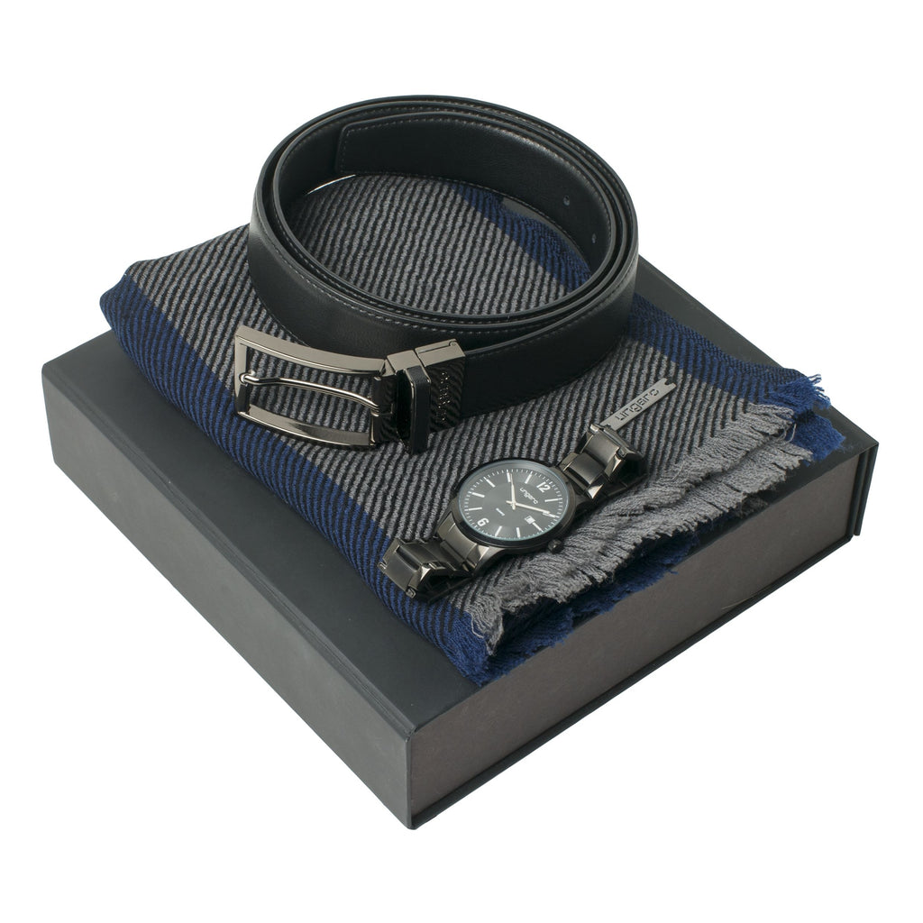  Emanuel Ungaro Watch Gift Set for HIM | Alesso | Watch, Belt & scarf