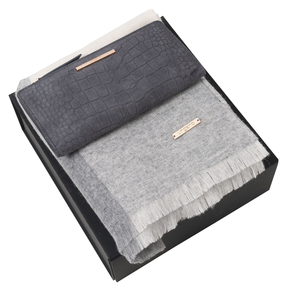  Grey lady purse & scarves Giada from Ungaro fashion premium gift set