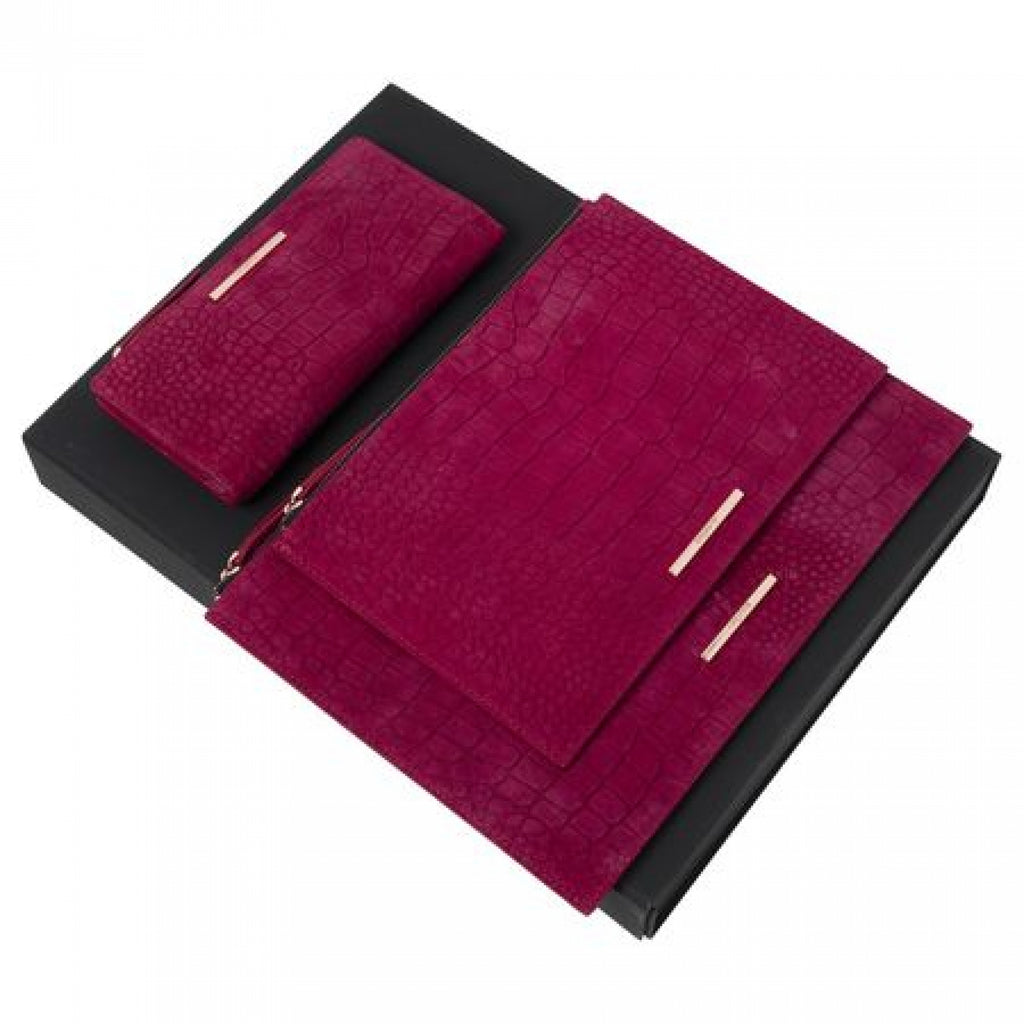  Premium gift sets Giada Ungaro pink lady purse & clutch bag
