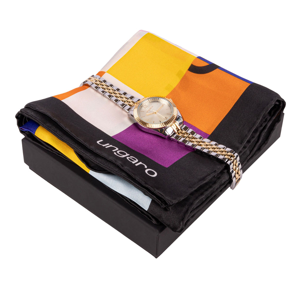 Ungaro Gift Set | Watch and Silk Scarf | Ungaro corporate gifts