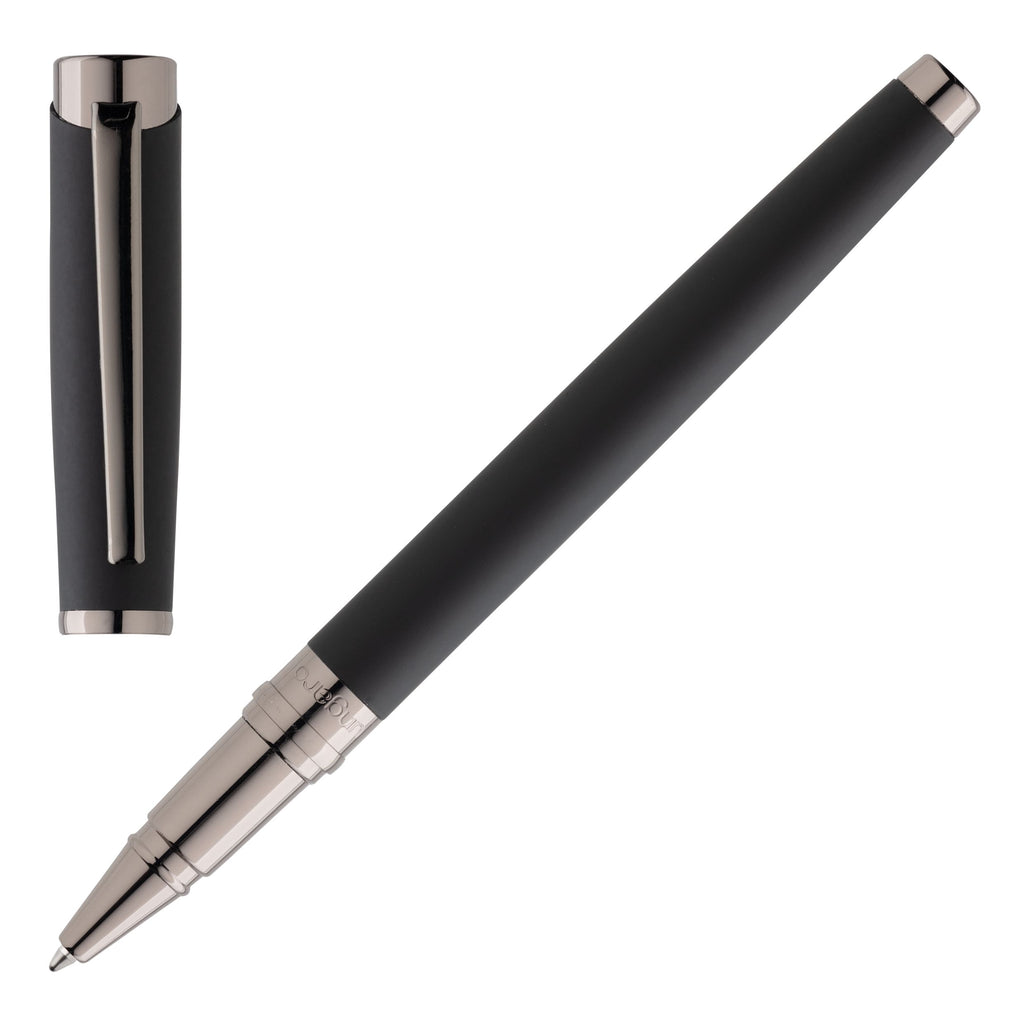  Men's elegant writing pens Ungaro fashion black rollerball pen Taddeo 