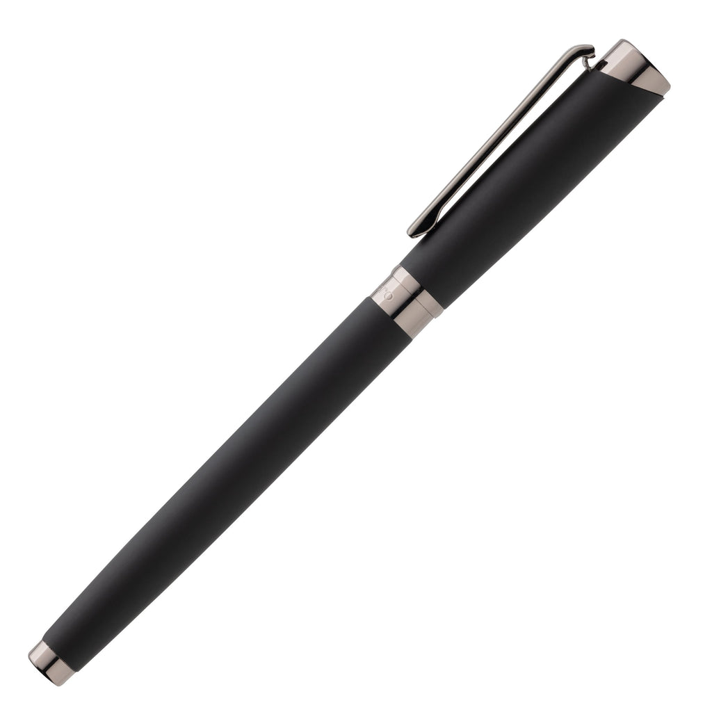  Men's elegant writing pens Ungaro fashion black rollerball pen Taddeo 