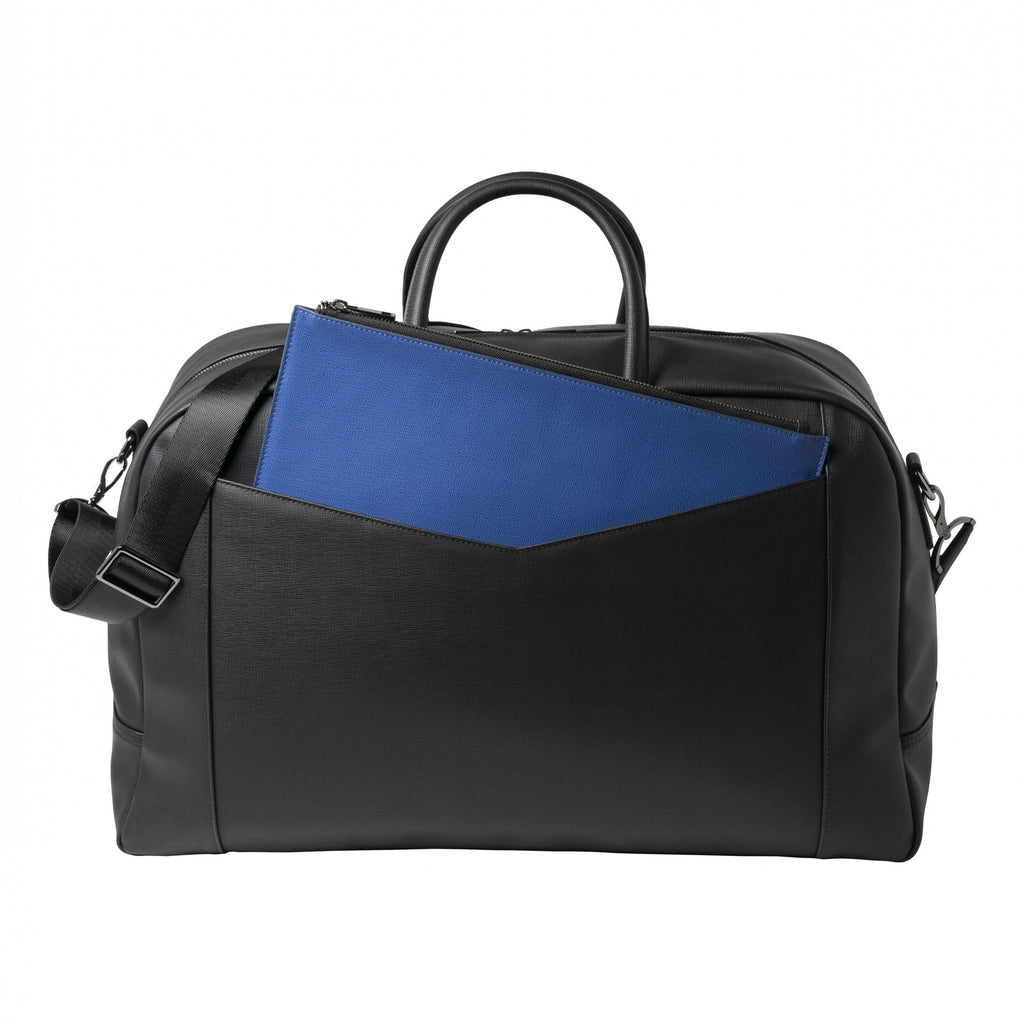 Men's designer handbags Ungaro Fashion Blue Travel bag Cosmo 