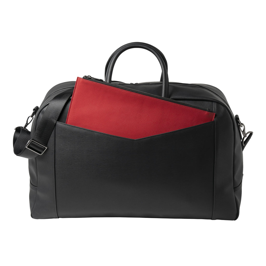  Men's designer briefcases & bags Ungaro fashion red travel bag Cosmo 