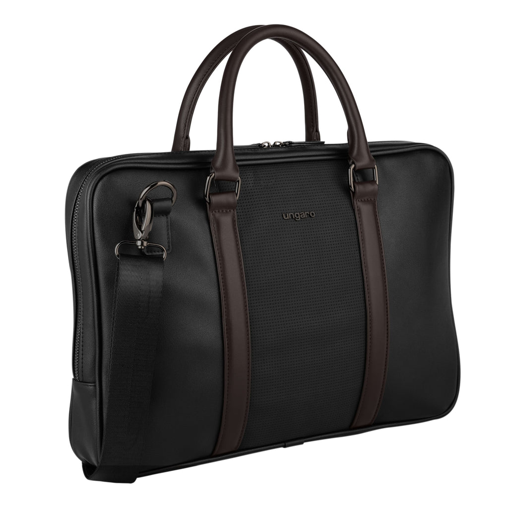  Ungaro Bag | Ungaro Laptop bag | Taddeo | Black | Gift for HIM